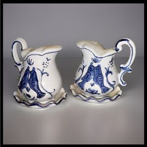 Vintage Inarco Japan Blue Bird Salt & Pepper Shakers | 1960s Ceramic Set